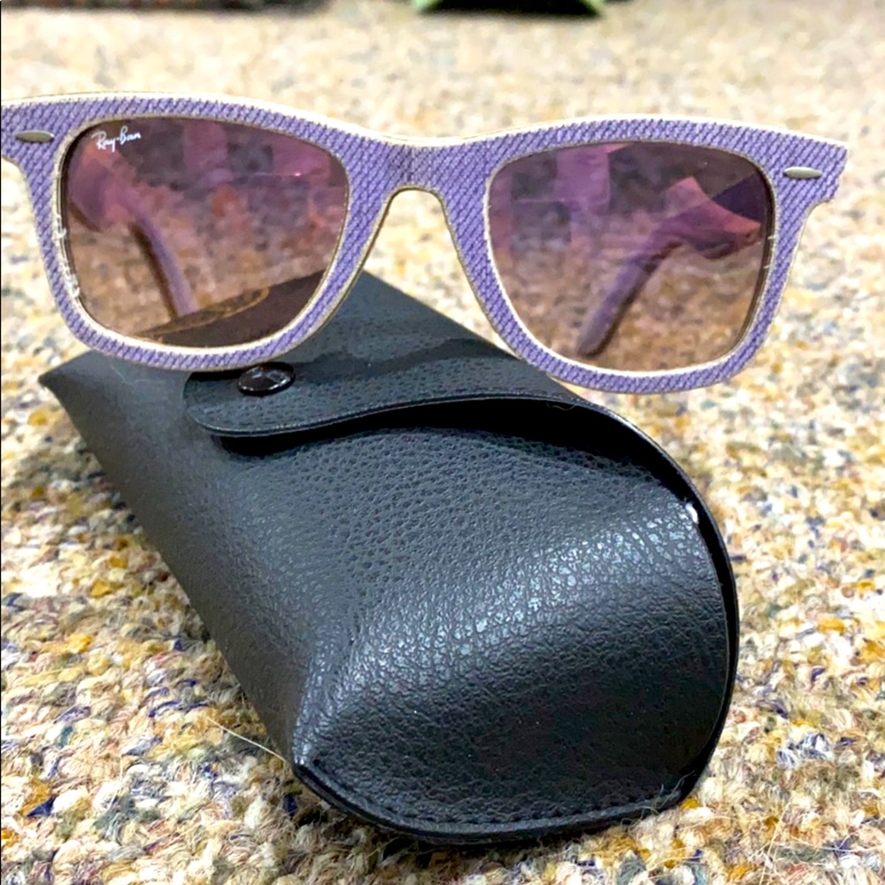 Ray-Ban Purple Denin Wayfarer